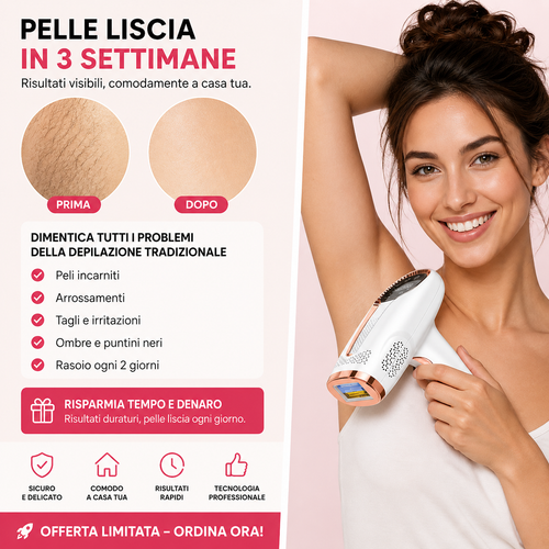 IPL Pro™ Epilatore a Luce Pulsata Professionale