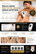 IPL Pro™ Epilatore a Luce Pulsata Professionale
